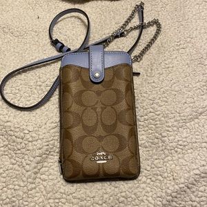 Coach cell phone cross body